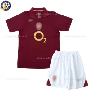Retro Arsen^_^aI Away Kids Football Kit 2005/06 (No Socks) - blur