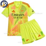 Arsenal Goalkeeper Kids Football Kit 2024/25 (No Socks)