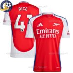 Arsenal RICE 41 Home Men Football Shirt 2024/25