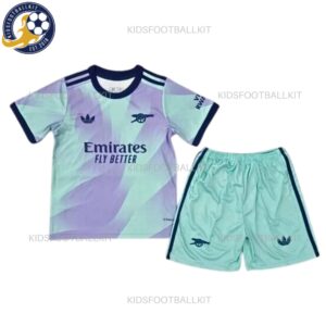 Arsenal Third Kids Football Kit 2024/25