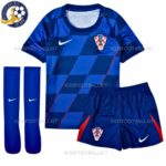 Croatia Away Kids Football Kit 2024/25 (With Socks)