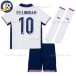 England Bellingham 10 Home 2024 Kid Football Kit