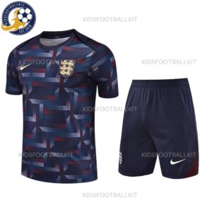 England Blue Training Junior Football Kit 2024/25