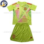 Germany Goalkeeper Yellow Kids Football Kit 2024 (No Socks)