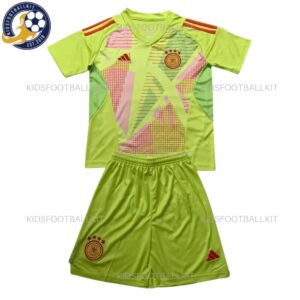 Germany Goalkeeper Yellow Kids Football Kit 2024