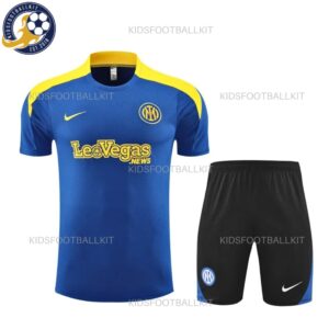 Inter Milan Blue Training Kids Football Kit 24/25