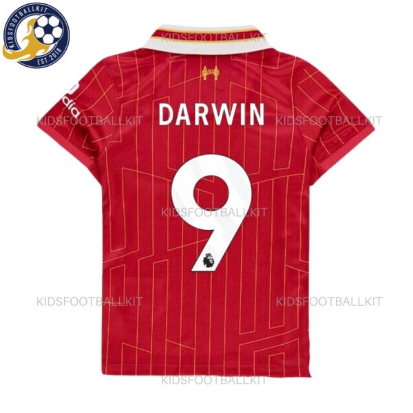 Liverpool Darwin 9 Home Kids Football Kit 24/25