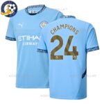 Manchester City CHAMPIONS 24 Home Men Football Shirt 2024/25