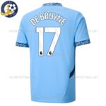 Manchester City De Bruyne 17 Home 24_25 Men Football Shirt