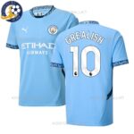 Manchester City GREALISH 10 Home Men Football Shirt 2024/25