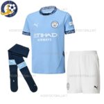 Manchester City Home Kids Football Kit 2024/25 (With Socks)