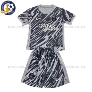 PSG Goalkeeper Gray Kids Football Kit 24/25