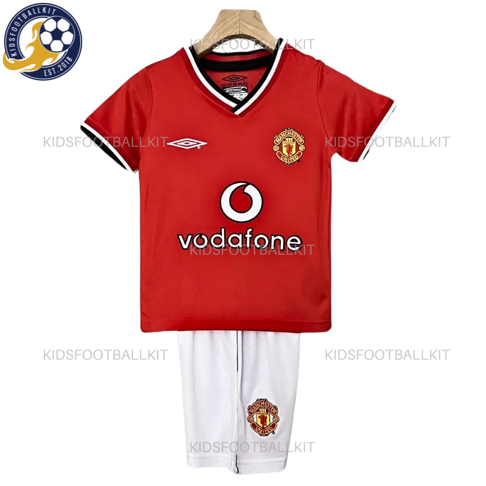 Manchester Utd Home Kids Football Kit 00/01