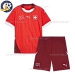 Switzerland Home Kids Football Kit 2024/25 (No Socks)