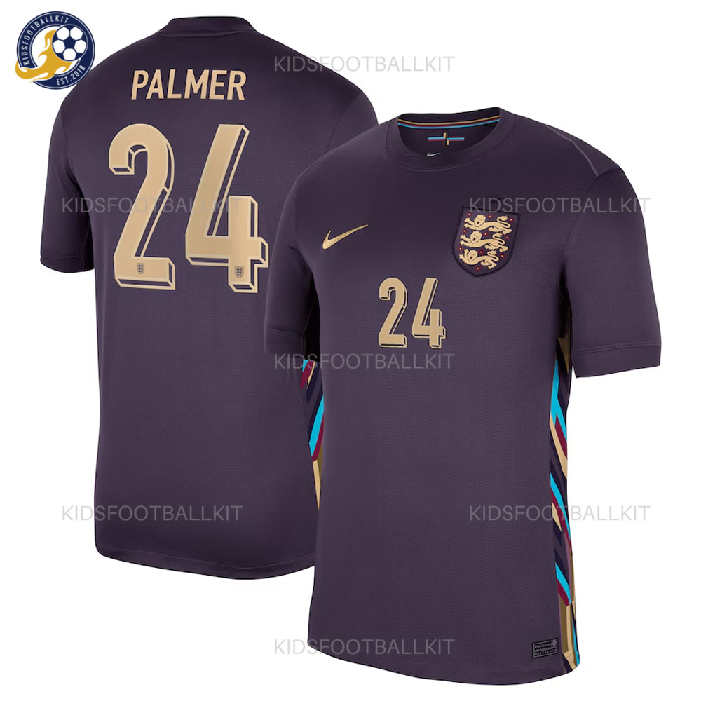 England Away Men Football Shirt 2024 PALMER 24 Printed