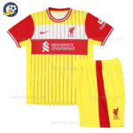 Liverpool Yellow Training Kids Football Kit 2024/25 (No Socks)