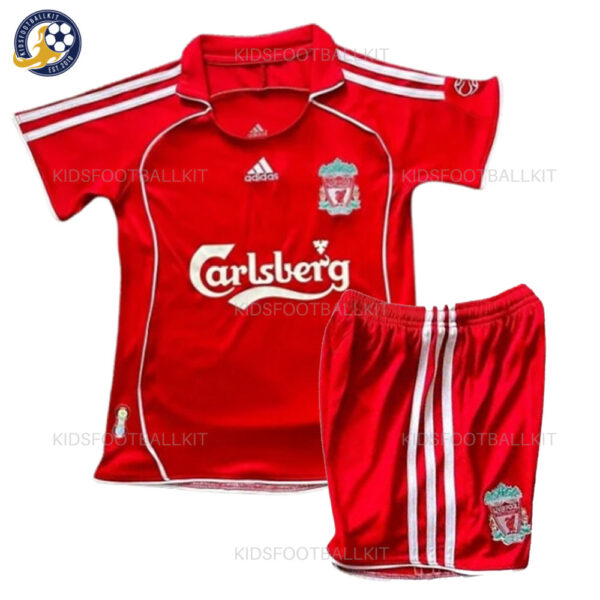 Liverpool Home Kids Football Kit 06/07