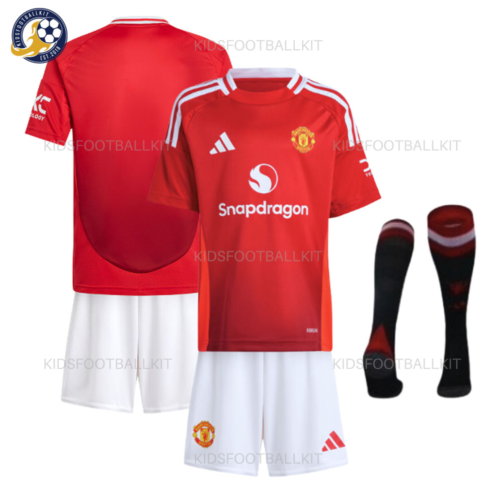 Manchester united home kit kids online