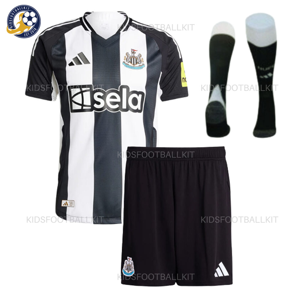 Newcastle Home Kids Football Kit 2024/25 (With Socks)