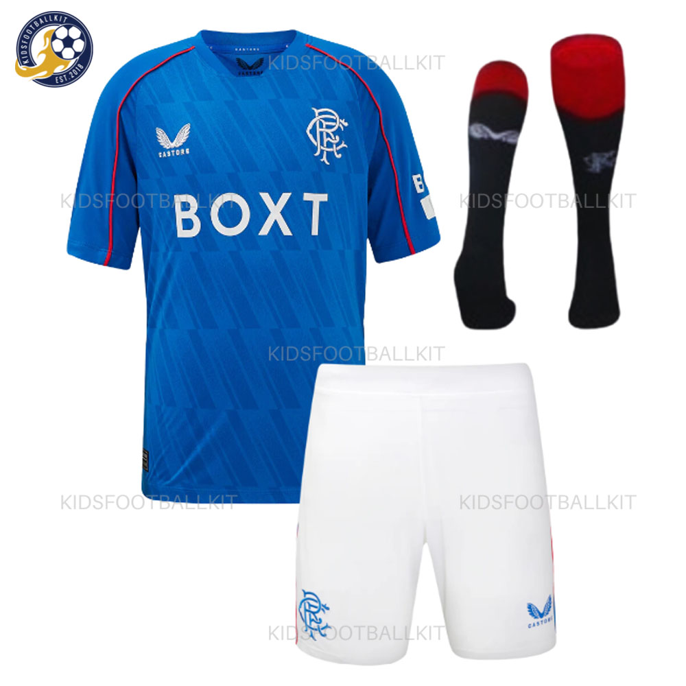 Rangers Home Kids Football Kit 2024/25 (With Socks)