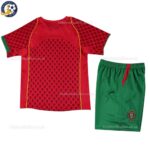 Retro Portugal Home Kids Football Kit 2004-back view