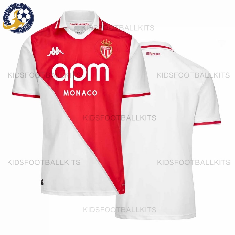 AS Monaco Home Men Football Shirt 2024/25