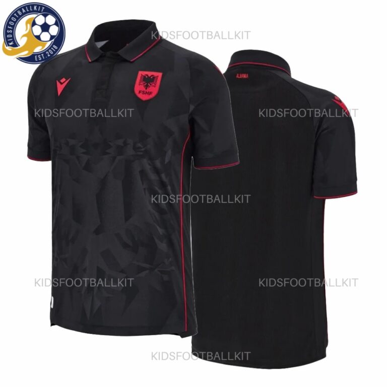 Maillot Football Albanie 2023-2024 Away Authentique - T-Shirt Macron