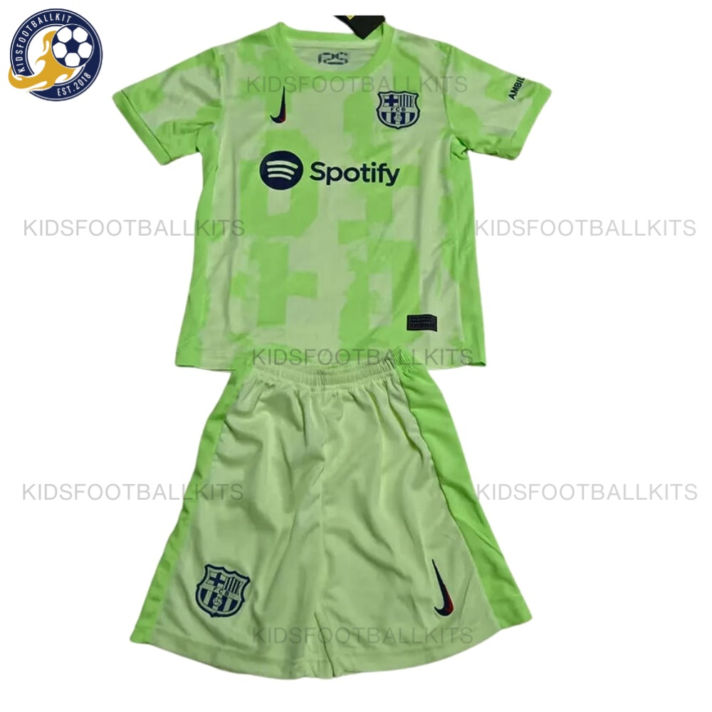 Barcelona Third Kids Football Kit 2024/25 (No Socks)