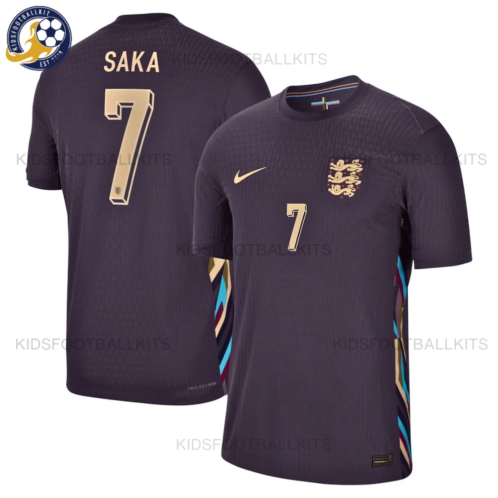 England Away Men Football Shirt 2024 SAKA 7 Printed