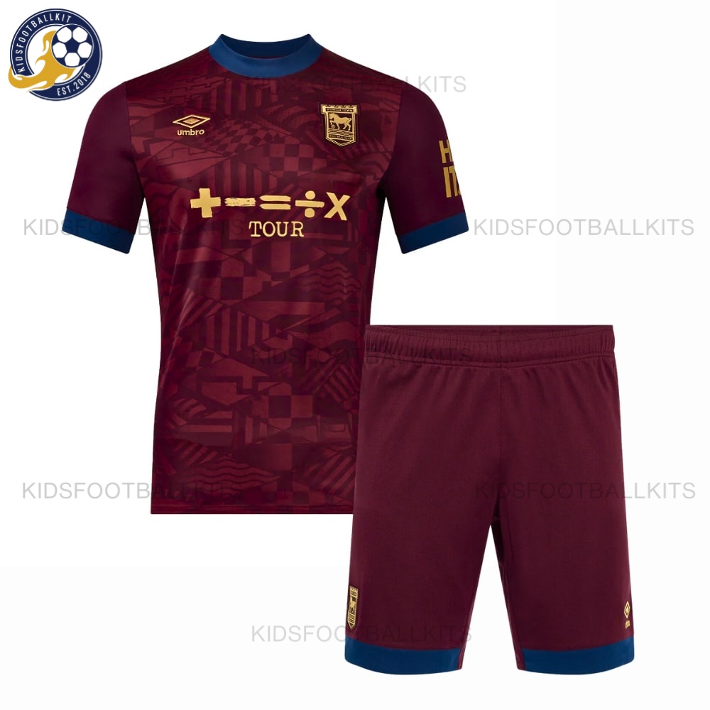 Ipswich Town Away Kids Football Kit 2024/25