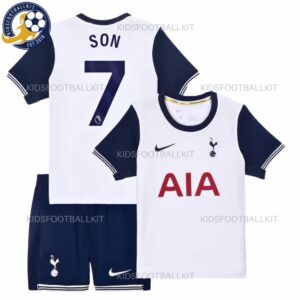 Tottenham Son 7 Home Kids Football Kit 2024/25
