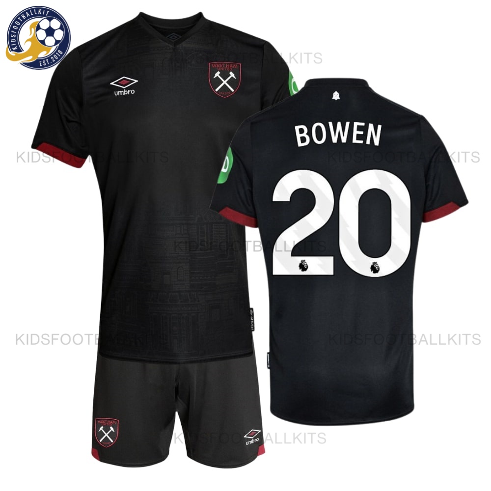 West Ham United BOWEN 20 Away Kids Football Kit 2024/25 Printed