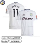 Aston Villa Away Men Football Shirt 2024_25 – WATKINS 11-over view