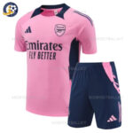 Arsenal Pink Training Kids Football Kit 2024/25 (No Socks)