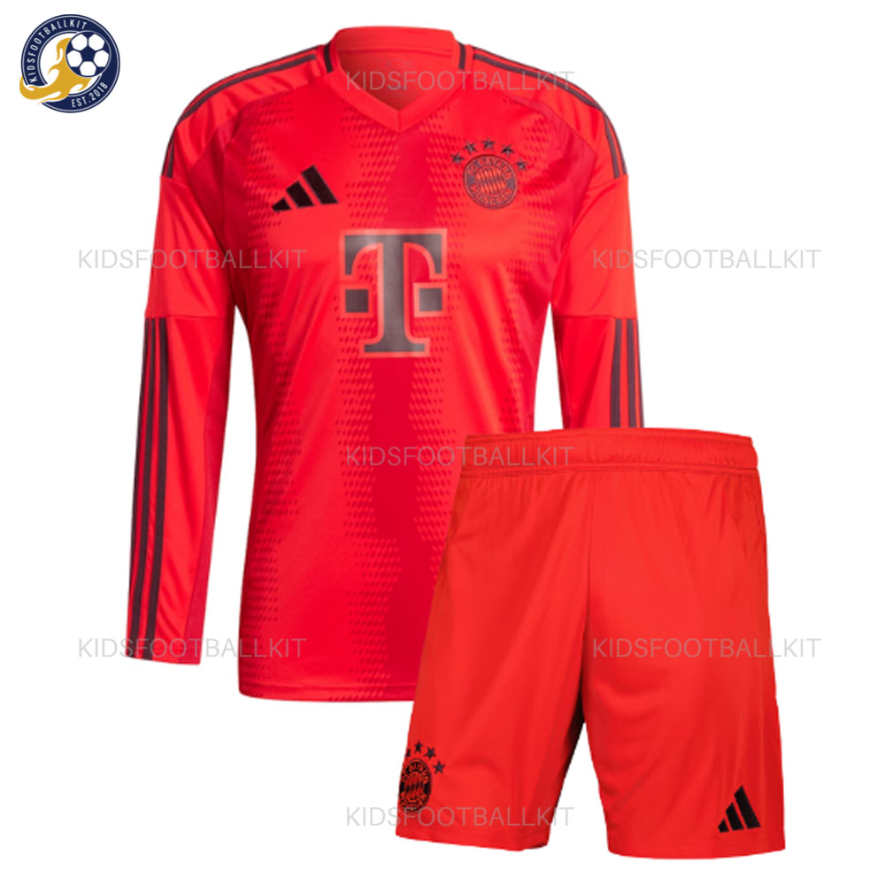 Bayern Munich Home Kids Kit 2024/25 Long Sleeve