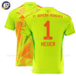 Bayern Munich Goalkeeper Men Football Shirt 2024/25 NEUER 1 Printed