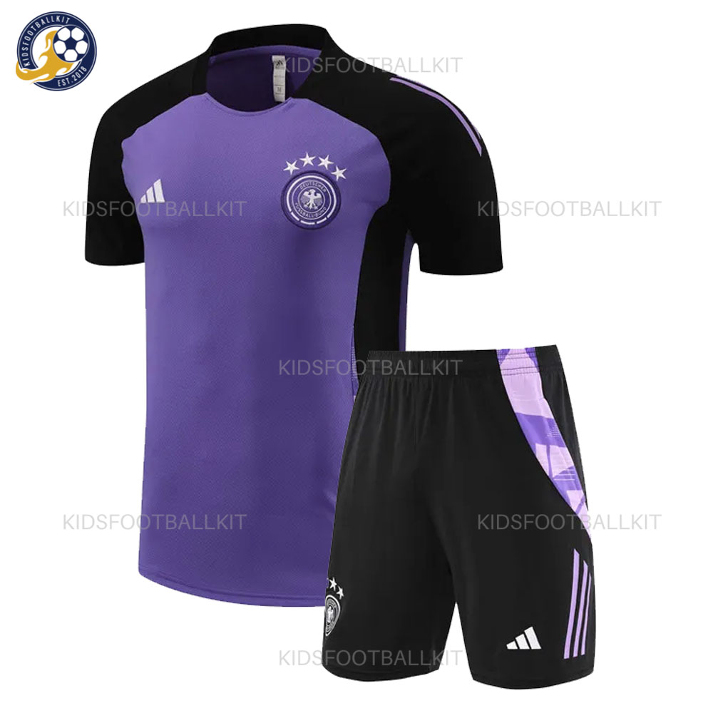 Germany Purple Training Kids Football Kit 2024