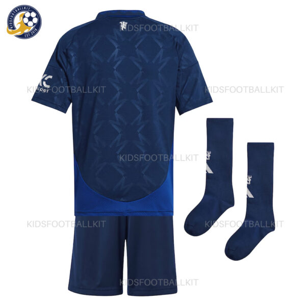 Manchester Unt Away Kids Football Kit 2024/25 (With Socks)- Fan Version - Image 3