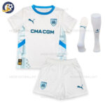 Olympique Marseille Home Kids Football Kit 2024/25 (With Socks)