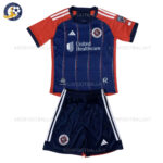 New England Revolution Home Kids Football Kit 2024/25 (No Socks)