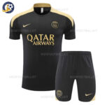 Paris Saint Germain Black Training Kids Football Kit 2024/25 (No Socks)