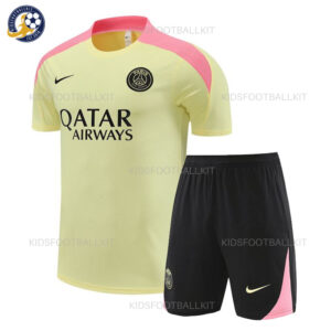 PSG Yellow Training Kids Football Kit 24/25