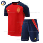 Spain Red Training Kids Football Kit 2024 (No Socks)