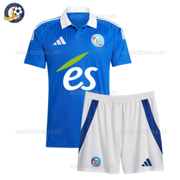 Strasbourge Home Kids Football Kit 2024/25