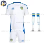 Leeds Utd Home Kids Football Kit 2024/25-blur
