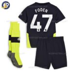 Manchester City Away Kids Football Kit 2024_25 – FODEN 47 (With Socks)-backview-b