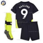 Manchester City Away Kids Football Kit 2024_25 – HAALAND 9-back view-b