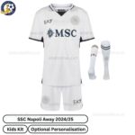SSC Napoli Away Kids Football Kit 2024_25 (With Socks)-front view-b