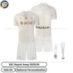 SSC Napoli Away Kids Football Kit 2025_26 (With socks)-over view-b
