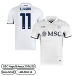 SSC Napoli Away Men Football Shirt 2024_25 – LAKAKU 11-over view-b